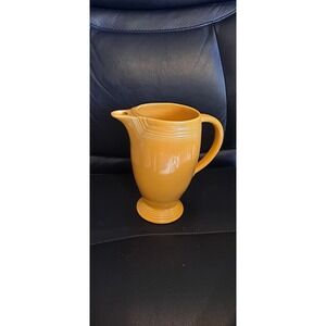 Vintage Homer Laughlin Fiesta Ware Yellow Coffee Pot, No Lid. 8"